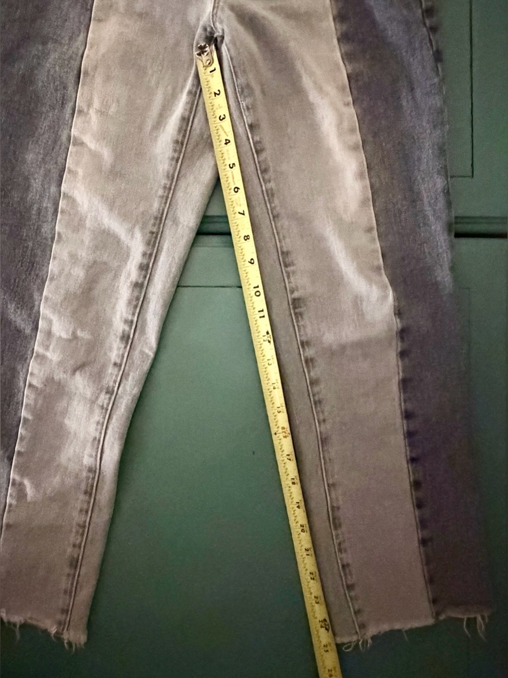 PacSun High Rise Straight Two-Tone Colorblock Jeans Size 27 - Picture 5 of 11